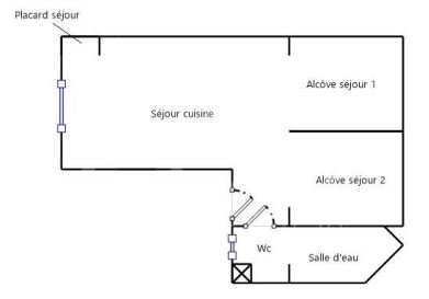 APPARTEMENT T1 A LOUER - LYON 3EME ARRONDISSEMENT - 28.85 m2 - 520 &euro; charges comprises par mois