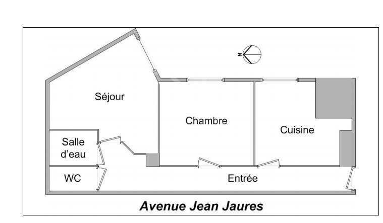 APPARTEMENT T2 A LOUER - LYON 7EME ARRONDISSEMENT - 55.68 m2 - 797�&euro; charges comprises par mois