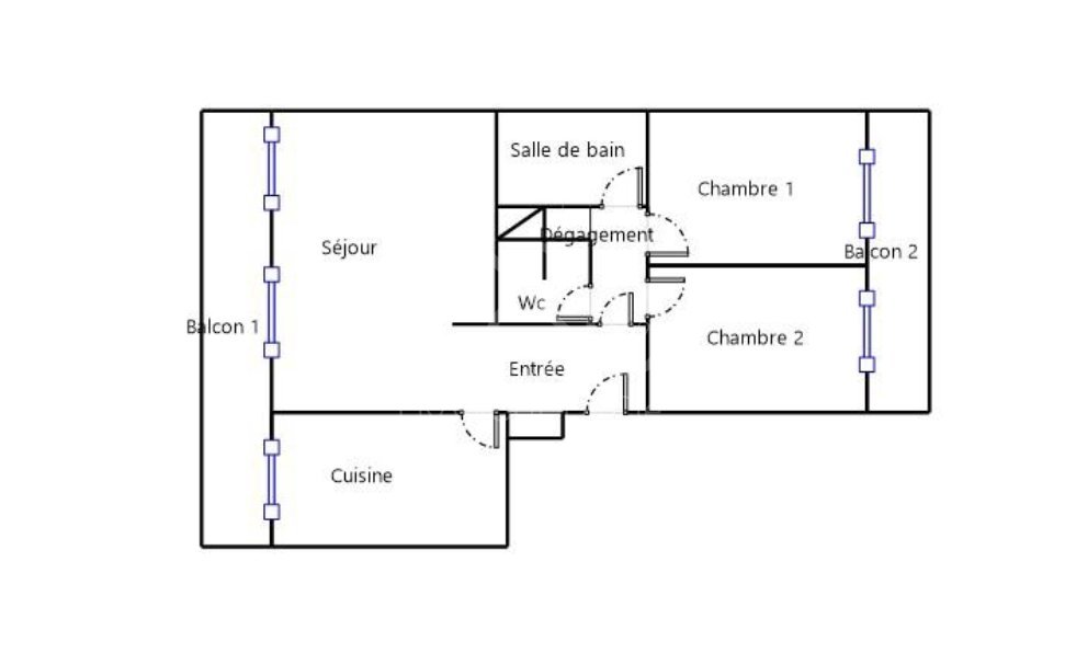 APPARTEMENT T3 A LOUER - ECULLY - 79.79 m2 - 1�160�&euro; charges comprises par mois