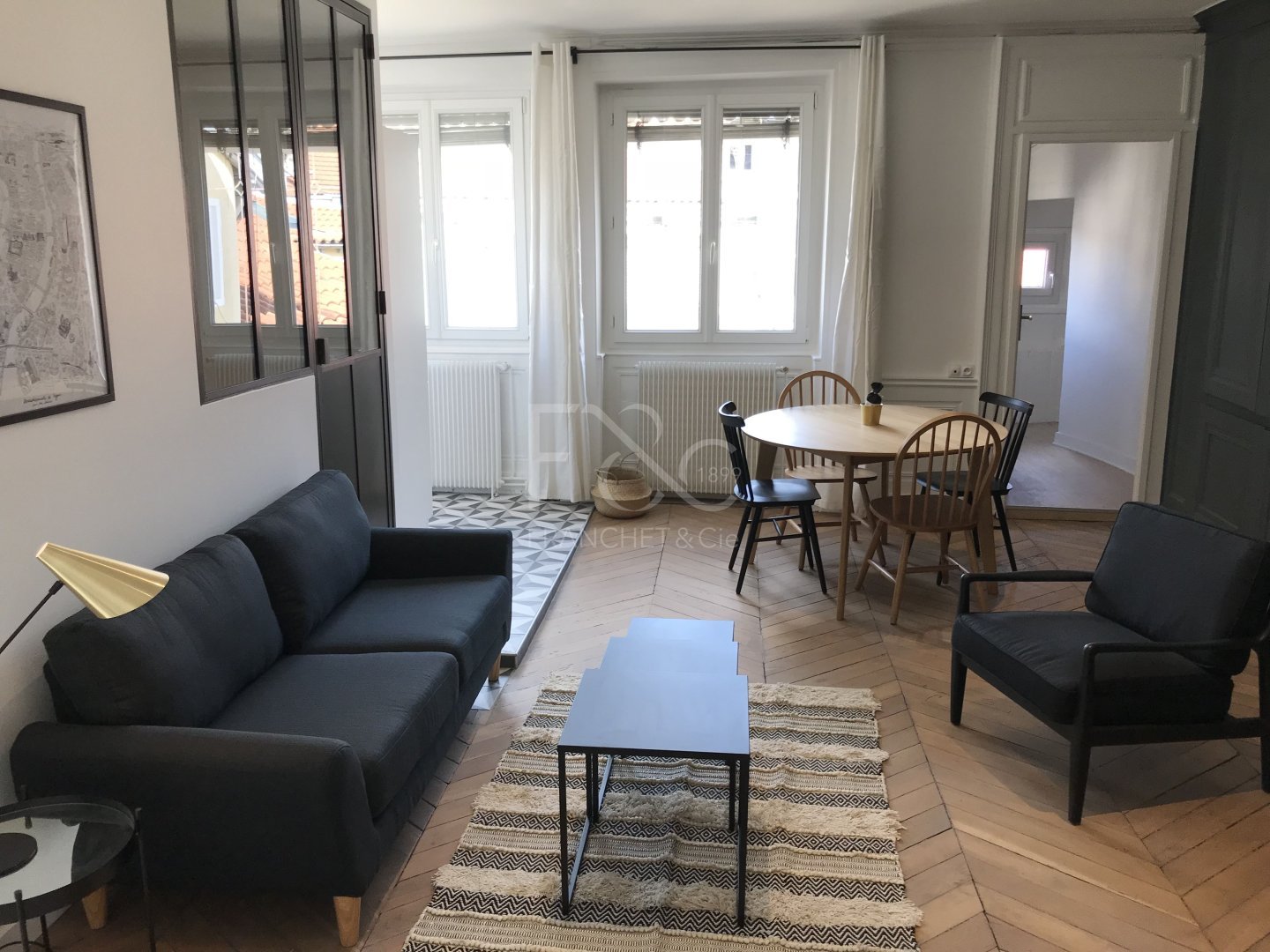 APPARTEMENT T3 A LOUER - LYON 1ER ARRONDISSEMENT - 55.63 m2 - 1�035�&euro; charges comprises par mois