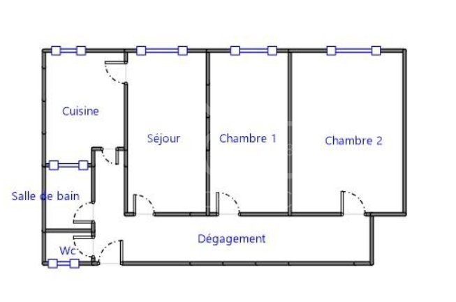 APPARTEMENT T3 A LOUER - LYON 7EME ARRONDISSEMENT - 72.85 m2 - 880€ charges comprises par mois